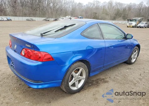 2005 Acura Rsx z USA, uszkodzony, nr VIN JH4DC53875S010154
